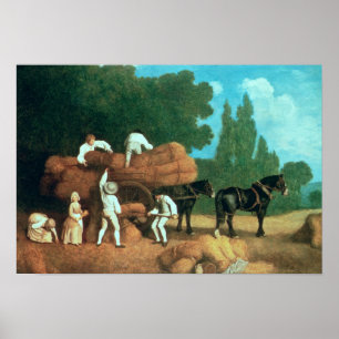 Poster Le Wagon De La Récolte