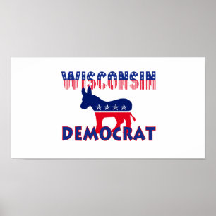 Poster Le Wisconsin Démocrate