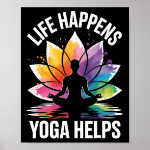 Poster Le Yoga Aide à Vivre 