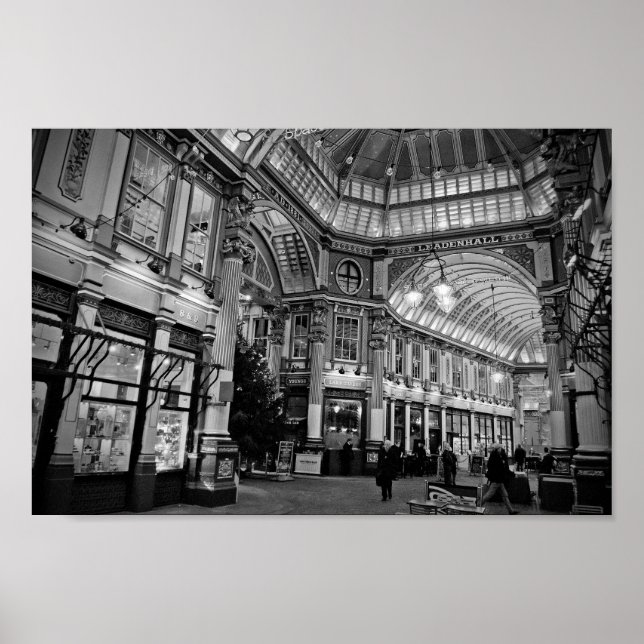 Poster Leadenhall Market City Londres Angleterre Royaume- (Devant)