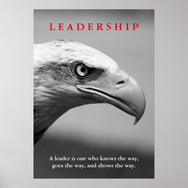 Poster Leadership de l'aigle américain (Devant)