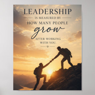 Poster Leadership de service