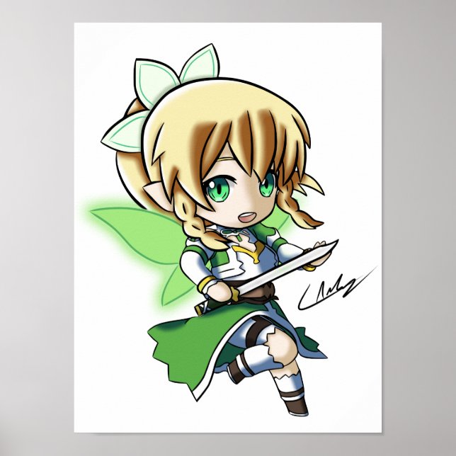Poster Leafa Chibi (Devant)