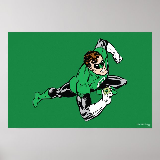 Poster Leap vert à droite (Devant)