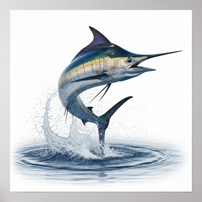 Poster Leaping Fish (Devant)