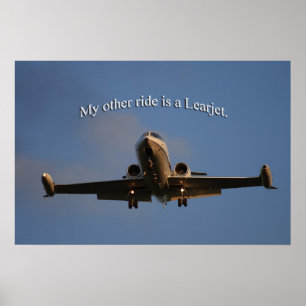 Poster Learjet