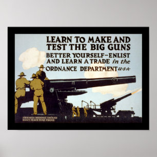 Poster Learn to Make and Test the Big Guns