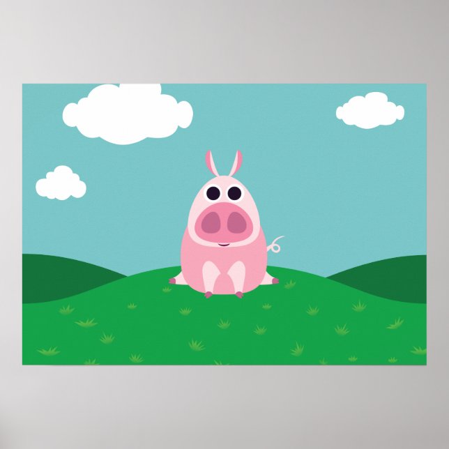 Poster Leary le cochon (Devant)