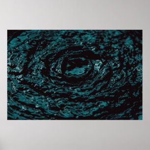 Poster L'eau en gros plan photographie