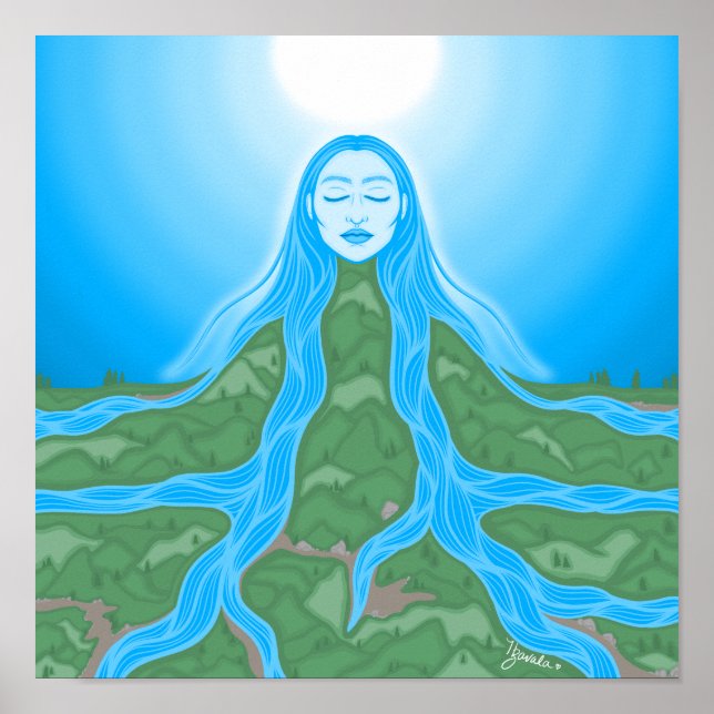 Poster L'eau est la vie (Devant)