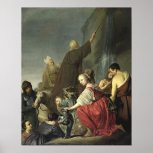 Poster L'eau saisissante de Moïse de la roche