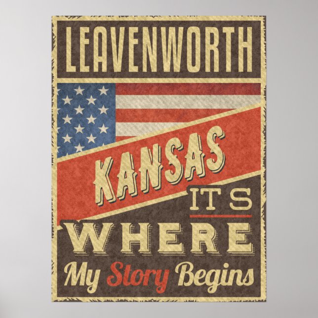 Poster Leavenworth Kansas (Devant)