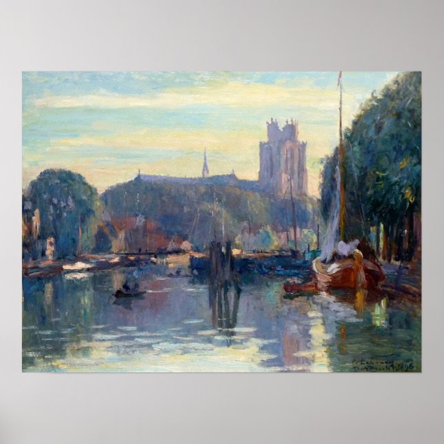Poster Lebourg - Cathédrale De Dordrecht (Devant)