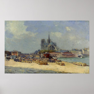 Poster Lebourg - Notre Dame Paris 1897