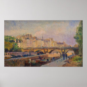 Poster Lebourg - Paris Le Pont Neuf