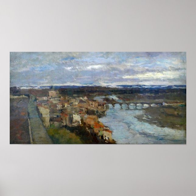 Poster Lebourg - Pont Du Chateau (Devant)