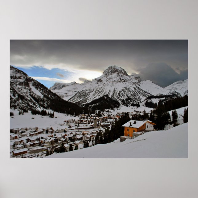 Poster Lech am Arlberg Alpes autrichiennes Autriche Photo (Devant)