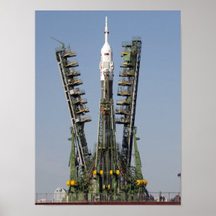 Poster L'échafaudage de lancement est augmenté dans