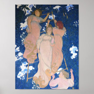 Poster L'échelle dans le feuillage, Maurice Denis