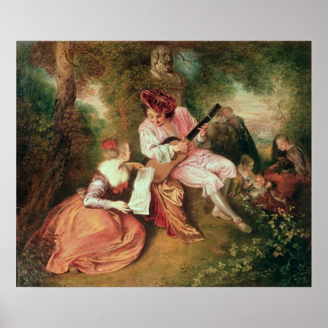 Poster L'échelle de l'amour, 1715-18 (Devant)