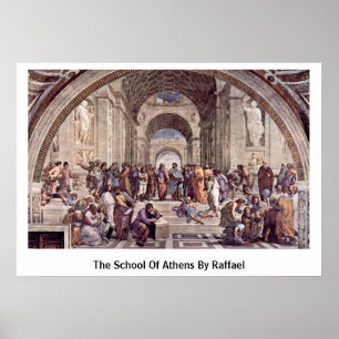 Poster L'École D'Athènes Par Raffael