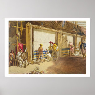 Poster L'école de voyou de l'industrie, Jubbulpore, 1863