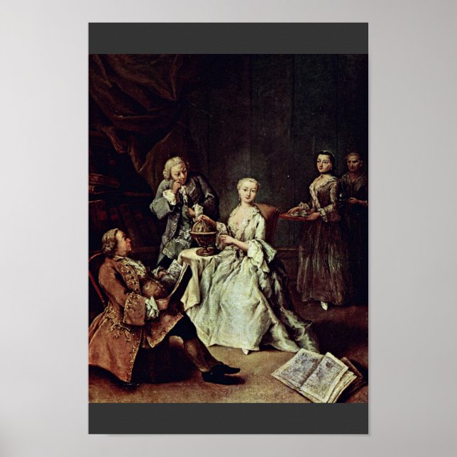 Poster Leçon De Géographie Par Longhi Pietro (Devant)