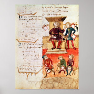 Poster Leçon mathématique, d'un traité mathématique