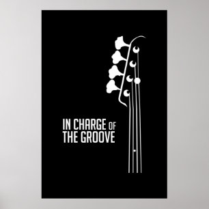 Poster Lecteur de basse en charge du Groove