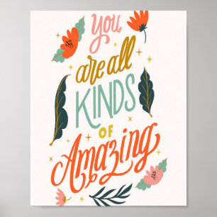 Poster Lecteur de fleurs Vous Êtes Toutes Sortes Ou Ext