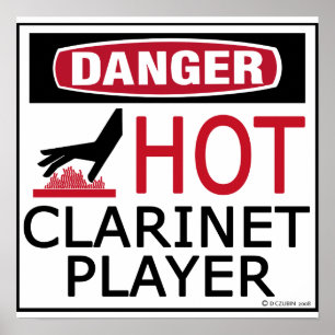 Poster Lecteur Hot Clarinet