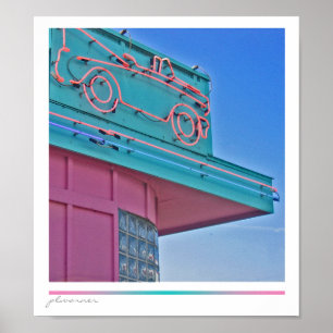 Poster Lecteur vintage