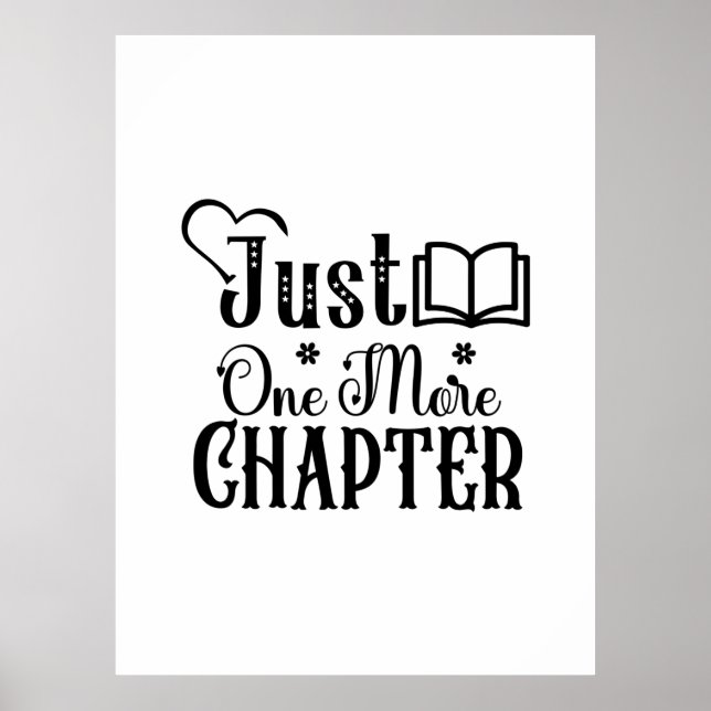 Poster Lecture Art Juste Un Autre Chapitre (Devant)