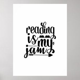 Poster Lecture Art Reading est My Jam
