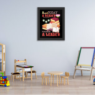Poster Lecture Aujourd'Hui Un Lecteur Demain Un Leader