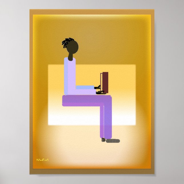 Poster Lecture dans Fenêtre Lumière 2 (Devant)