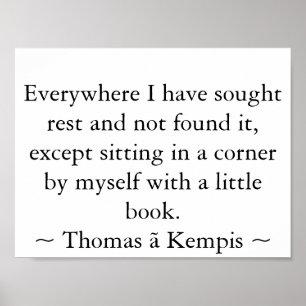 Poster Lecture dans un coin