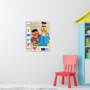 Poster Lecture de classe Bert et Ernie