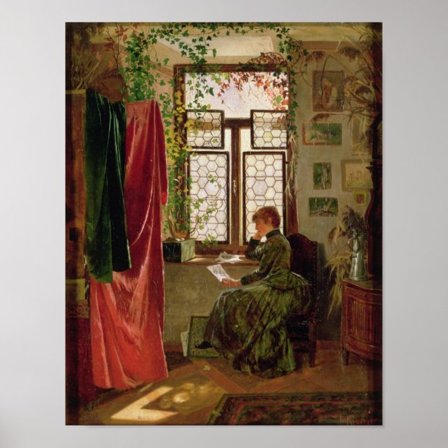 Poster Lecture de la lettre (Devant)