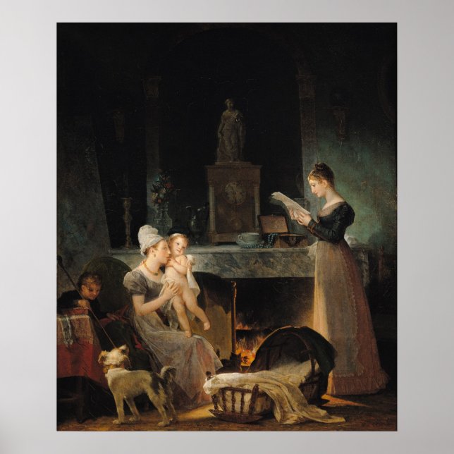 Poster Lecture de la lettre (Devant)