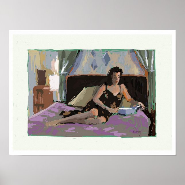 Poster Lecture du lit (Devant)