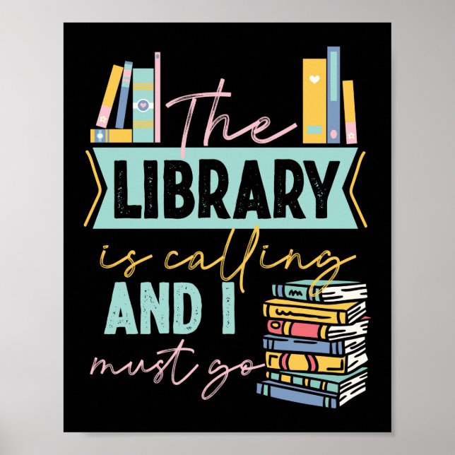 Poster Lecture Du Livre La Bibliothèque Appelle Et Je Doi (Devant)