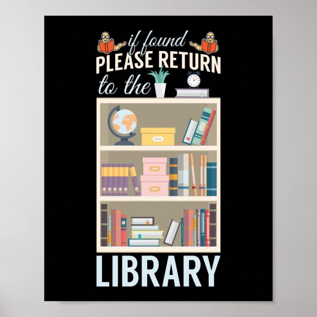 Poster Lecture Du Livre Si Trouvé S'Il Vous Plaît Retourn (Devant)