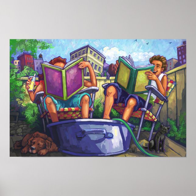 Poster Lecture estivale (Devant)