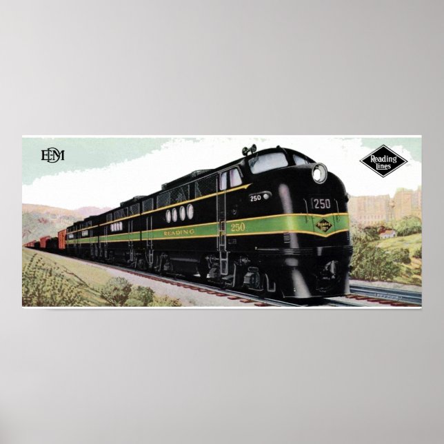 Poster Lecture Lignes ferroviaires FT 250 (Devant)