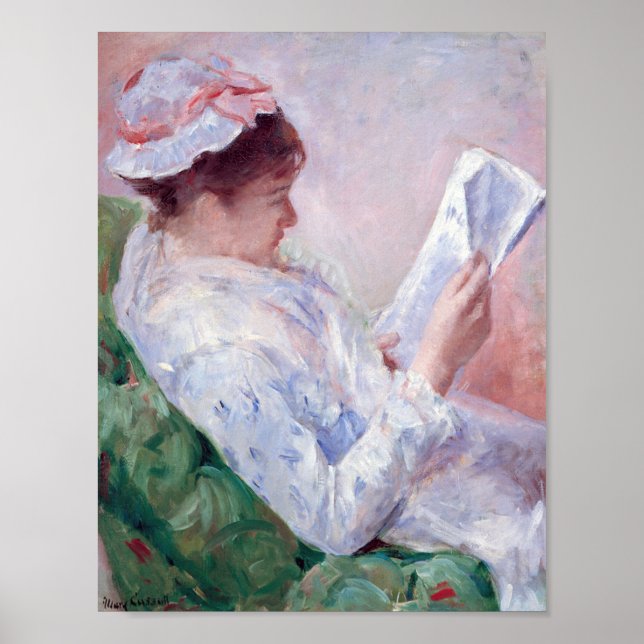 Poster Lecture, Mary Cassatt (Devant)