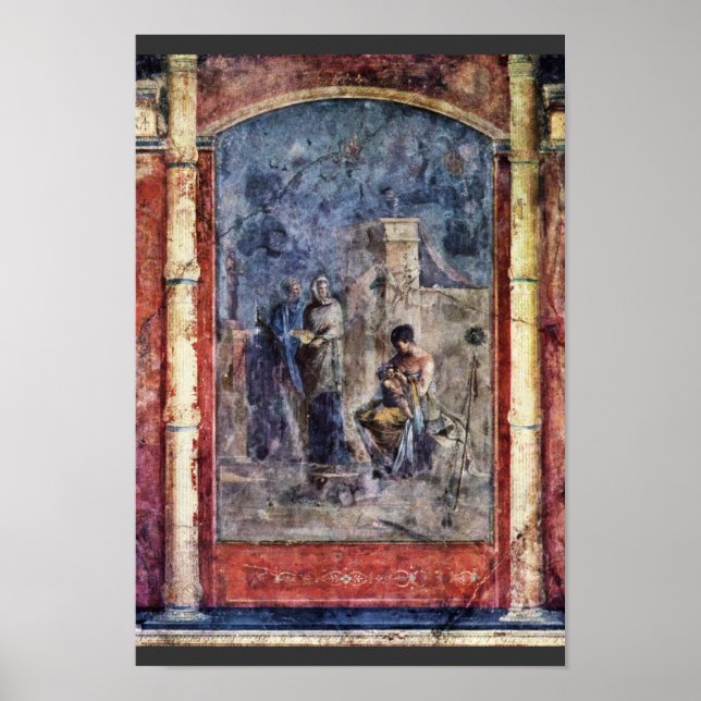 Poster L'Éducation De Dionysos Par Römischer Meister (Devant)