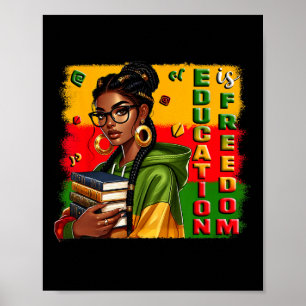 Poster L'éducation est la liberté Livres de professeur no