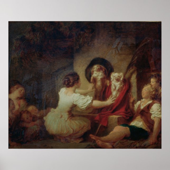 Poster L'éducation est tout, c.1780 (Devant)