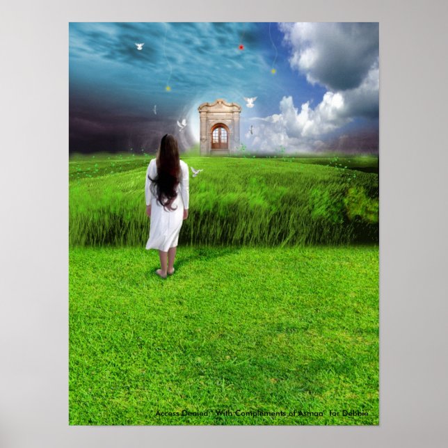 Poster leftalone2, " Accès refusé " Avec Compléments ... (Devant)